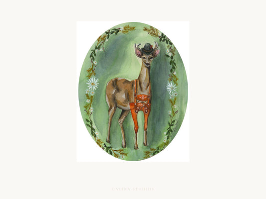 Deer in Lederhosen