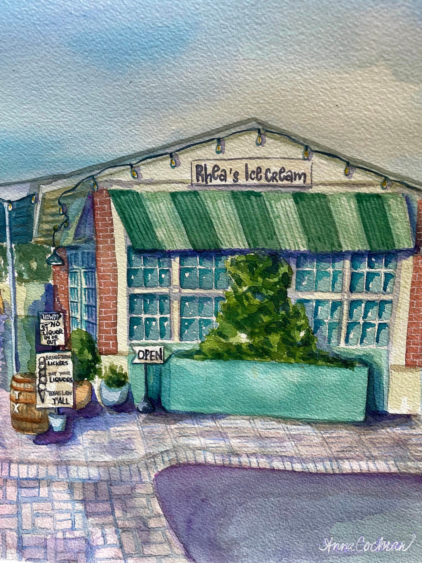 Gruene Grove and Rhea's Ice Cream
