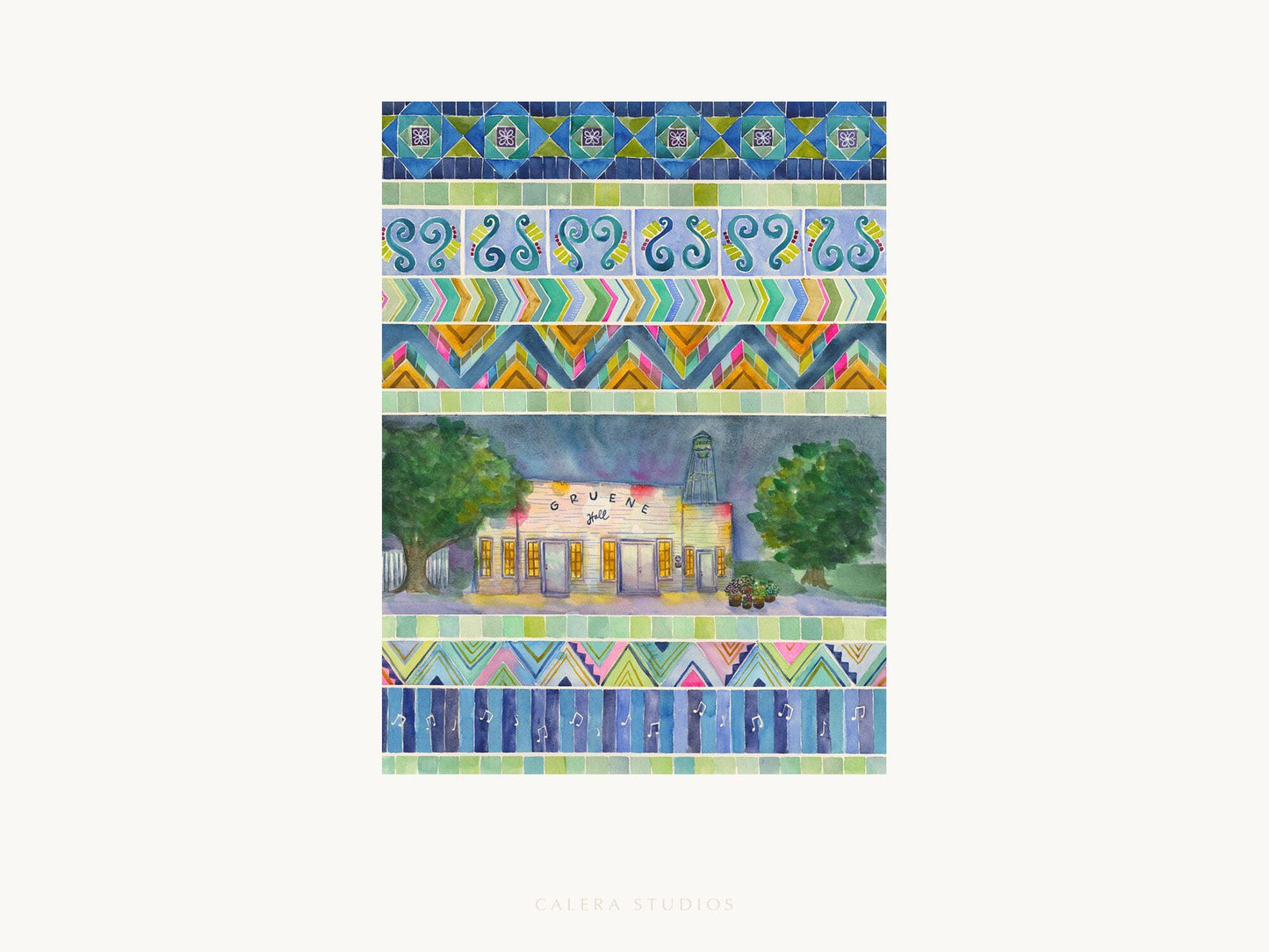 Gruene Hall Geometric