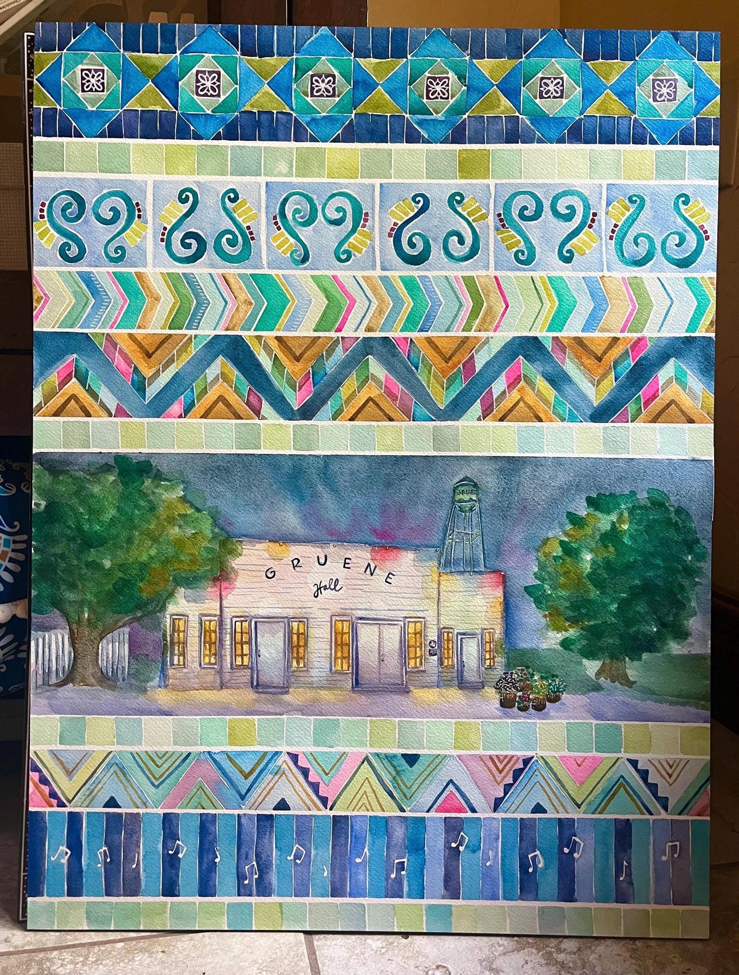 Gruene Hall Geometric