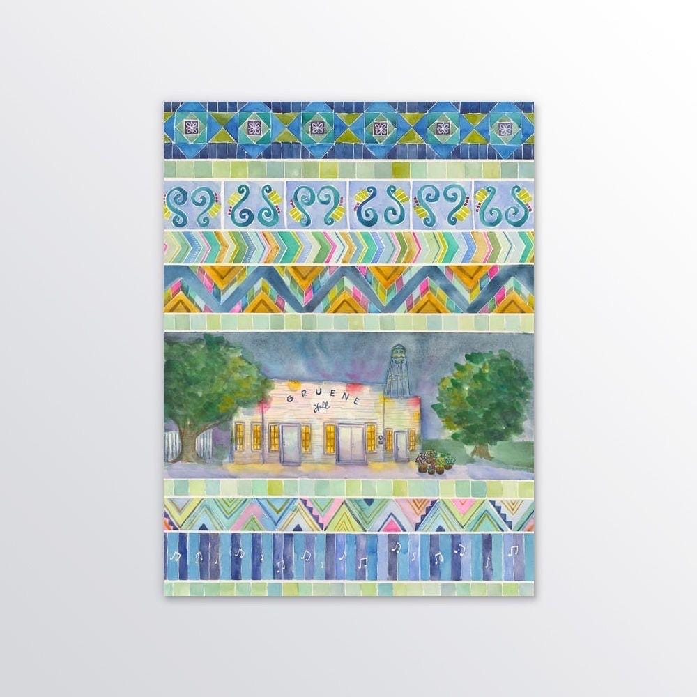 Gruene Hall Geometric