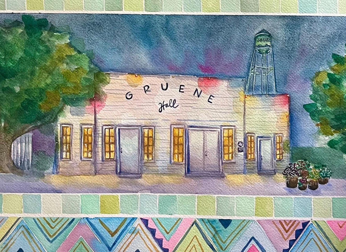 Gruene Hall Geometric